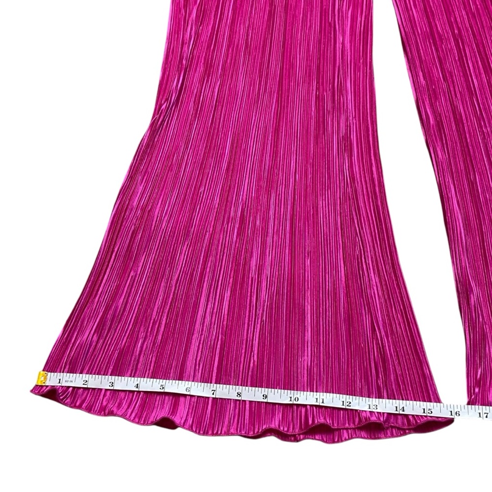 NWOT Altar’d State Plisse Pant Wide Leg Crinkle M - Picture 11 of 12